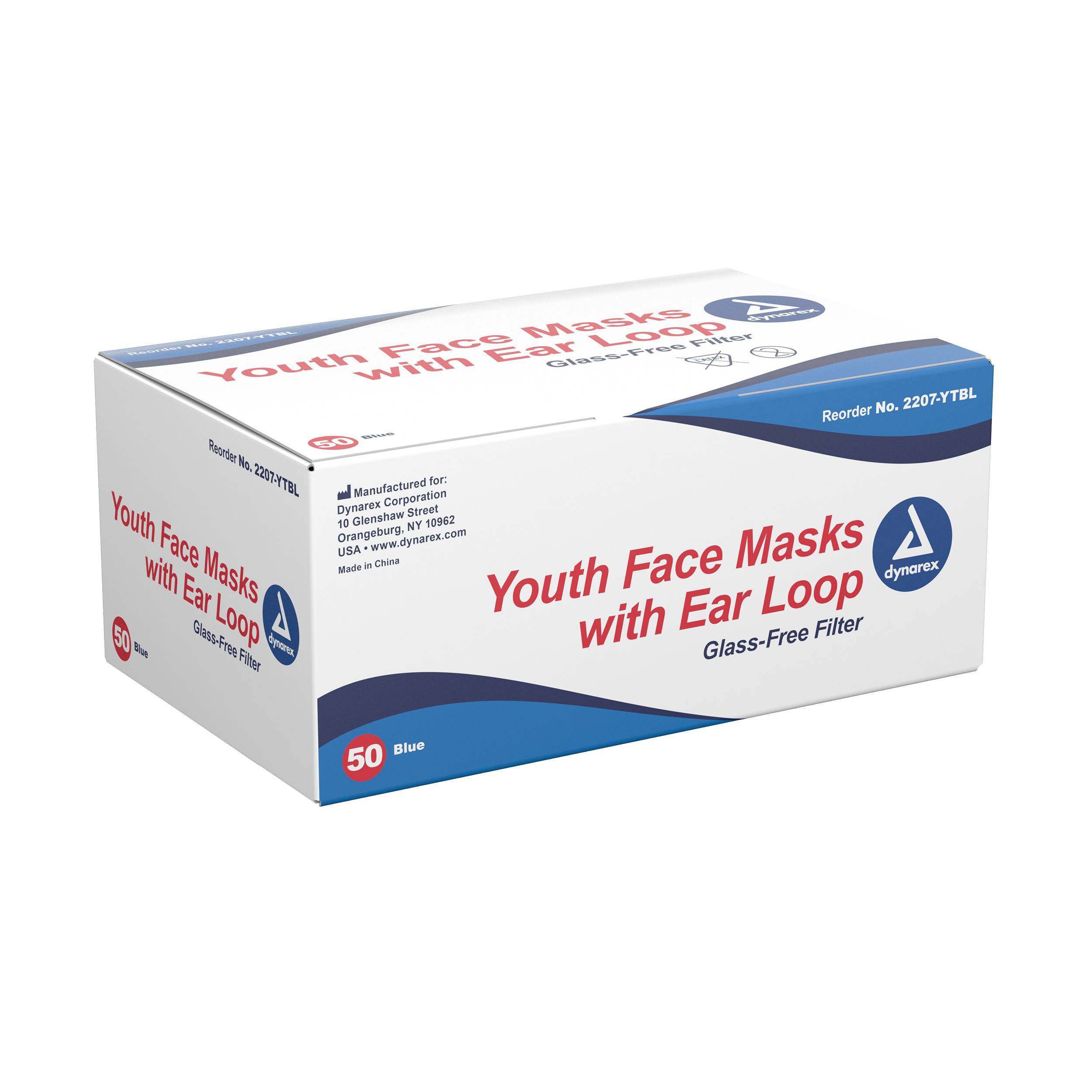 Disposable Youth Size Face Masks MDS Associates